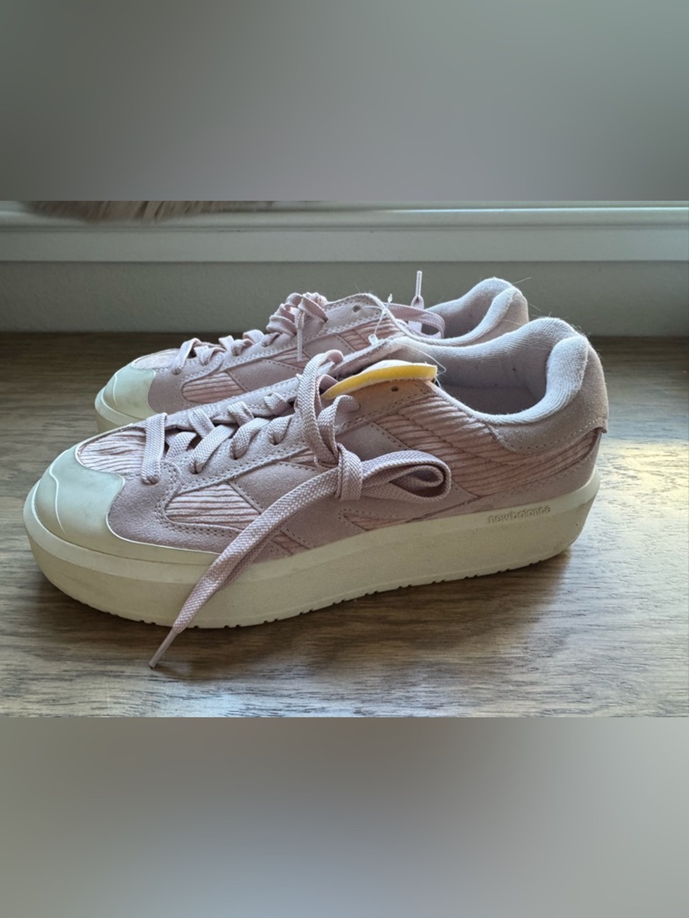 New Balance CT302 Pink Corduroy Sneakers - Picture 5 of 9